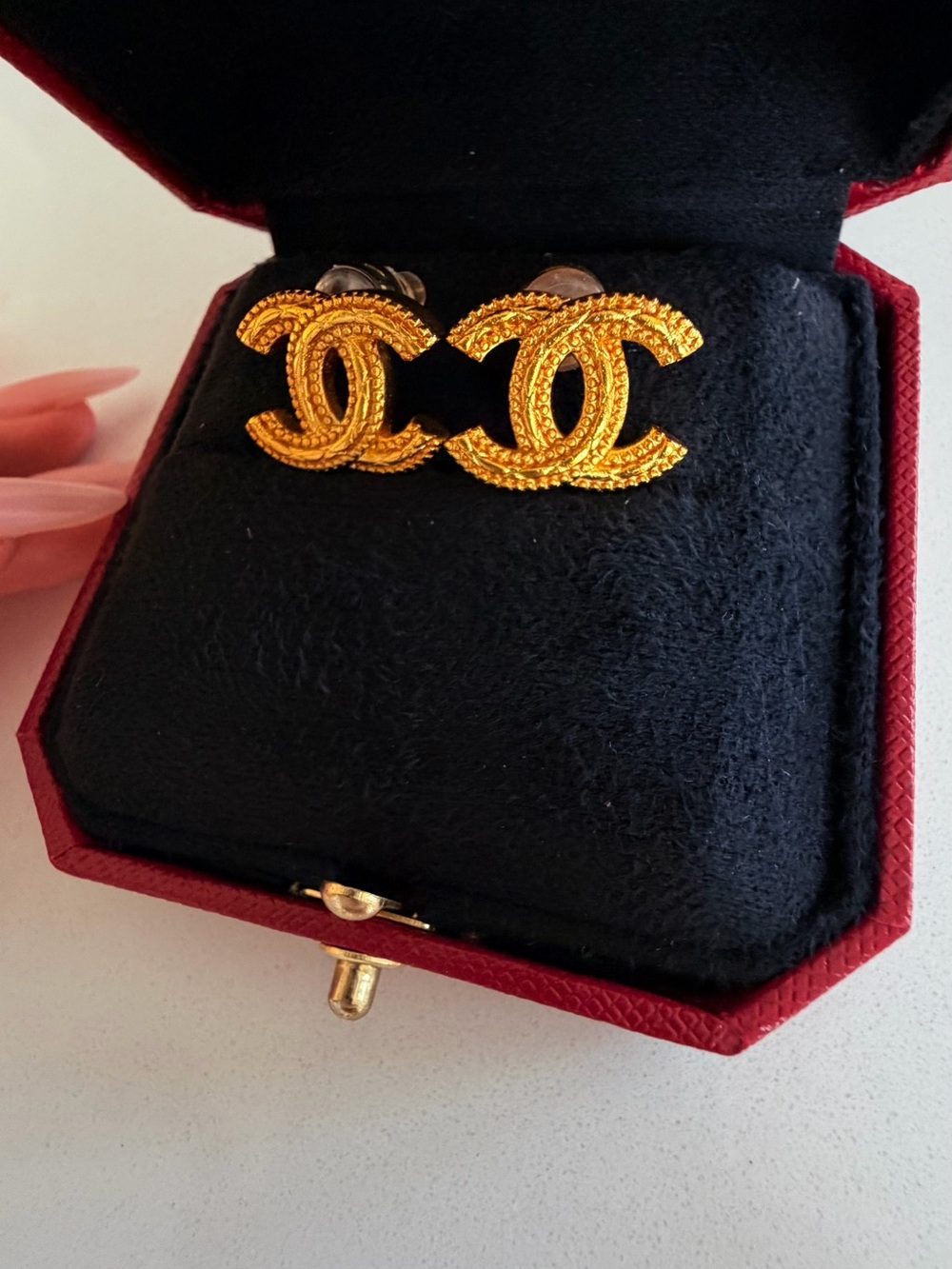 Gold Vintage Chanel Earrings